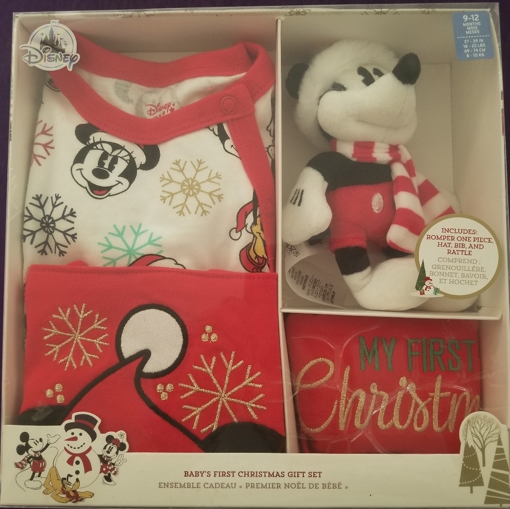 Disney first christmas gift set